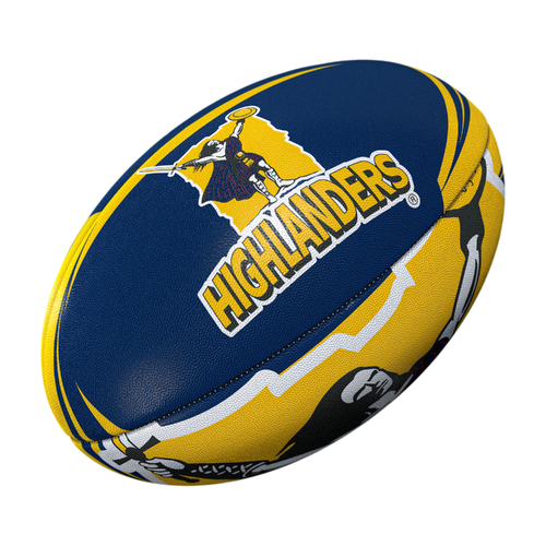 Otago Highlanders Super Rugby Team Ball Gilbert Football Size 5!