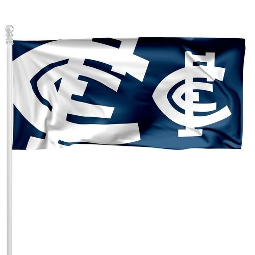 Carlton Blues AFL Flag Pole Flag 180 by 90cm! LE 