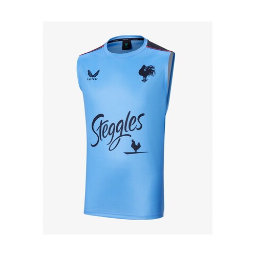 Sydney Roosters NRL 2022 Castore Training Singlet Blue Sizes S-7XL!
