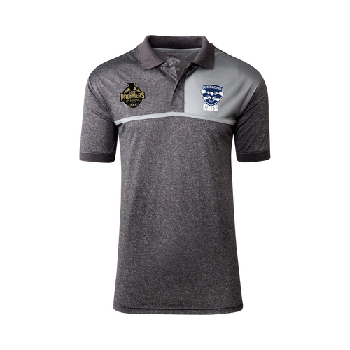 Geelong Cats AFL 2022 Playcorp Premiers Polo Shirt Sizes S-3XL! P1