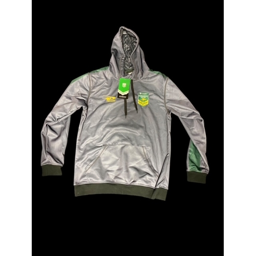 Australian Kangaroos RL Players Grey Team Hoodie Hoody S-7XL! 