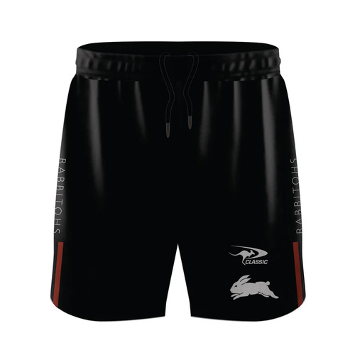 South Syd Rabbitohs NRL Classic Training Shorts Kids Sizes 6-14! T4