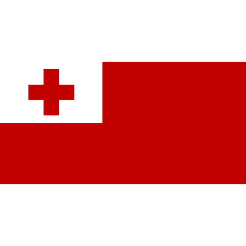 Tonga National Flag Mate Ma'a Rugby League Polyester Flag 1.9m x 3m!