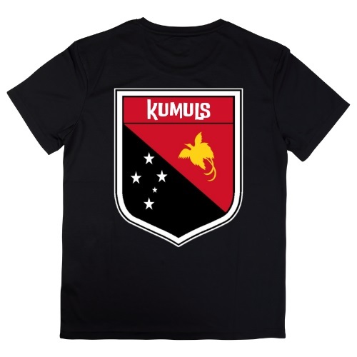 Papua New Guinea Kumuls Rugby League Badge Shirt Kids Sizes 6-14!