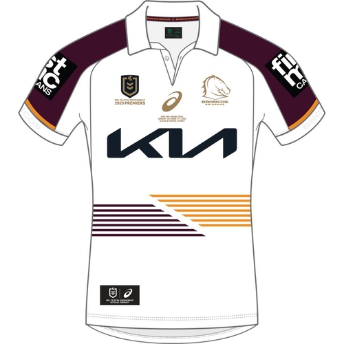 Brisbane Broncos NRL 2025 Asics Premiers Jersey Sizes S-5XL! In Stock