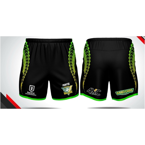 Cook Islands 2025/26 Rugby League Training Shorts Sizes S-5XL! In Stock