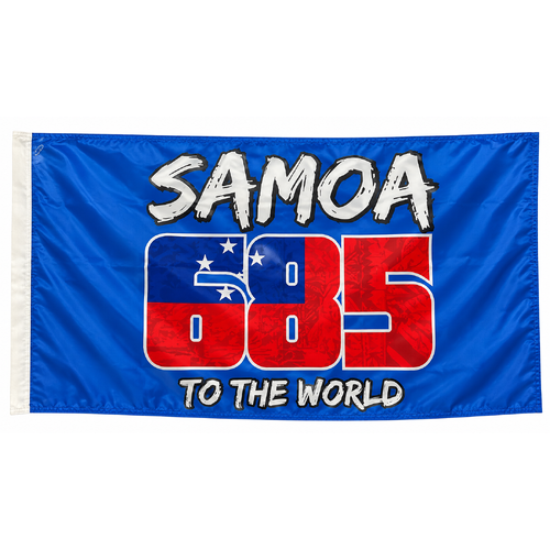 Toa Samoa Rugby League 685 To The World Flag Polyester Flag 90cm x 150cm