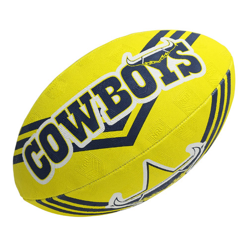 North Queensland Cowboys NRL Steeden Rugby League Football Size 11 Inches!