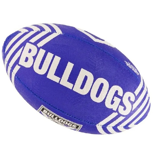Canterbury Bulldogs NRL Steeden Rugby League Football Size 5! T5