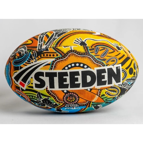 Indigenous All Stars 2026 NRL Steeden Rugby League Football Size 11 Inch! 