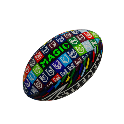2026 Official Magic Round NRL Steeden Rugby League Football Size 11 Inch!