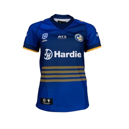Parramatta Eels NRL 2025 Macron Ladies Home Jersey Sizes 8-22!