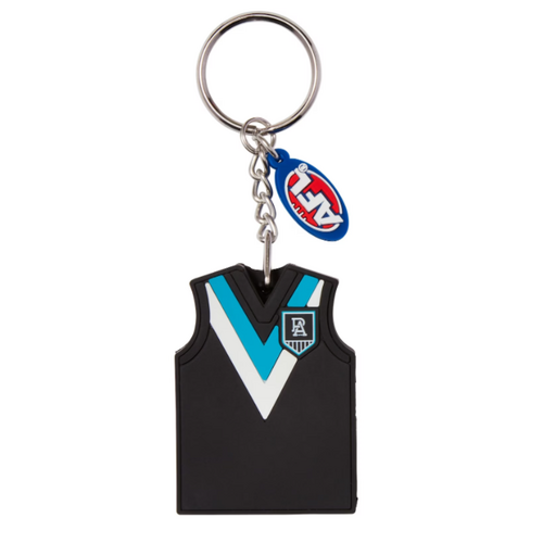 Official Port Adelaide 3D AFL Team Guernsey Scented Keyring Keychain