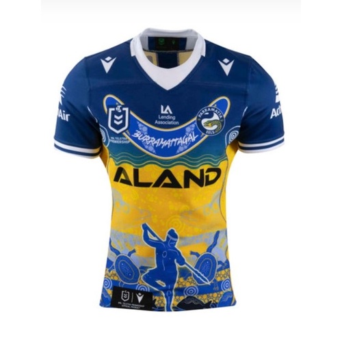 Parramatta Eels NRL Macron Indigenous Jersey Sizes S-6XL! T3