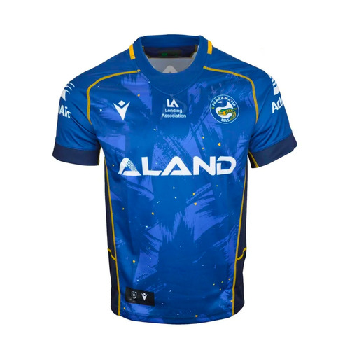 Parramatta Eels NRL Macron Pre Season Jersey Sizes S-4XL! T3