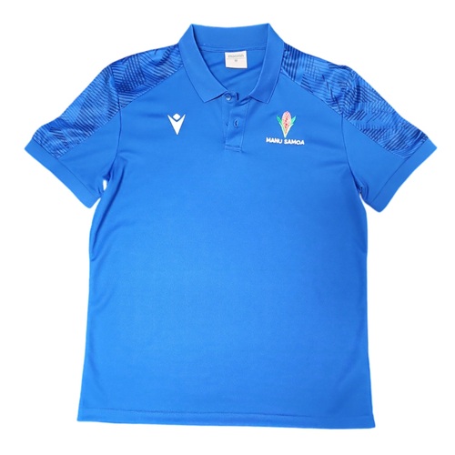 Samoa Rugby Union RWC 2023 Players Macron Travel Polo Shirt Sizes S-3XL!