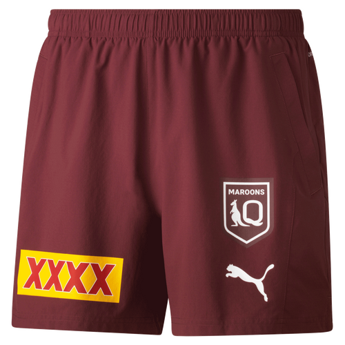 Queensland Maroons QLD Puma SOO Training Shorts Sizes S-5XL! T3