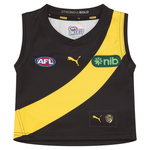Richmond Tigers AFL Puma Home Guernsey Sizes Infants 6M-18M! T4