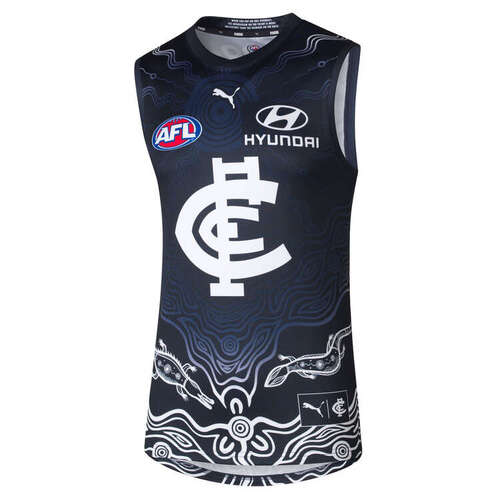 Carlton Blues AFL Puma Indigenous Guernsey Sizes S-6XL! T4