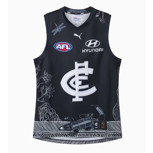 Carlton Blues 2026 AFL Puma Dreamtime Indigenous Guernsey Sizes S-4XL!