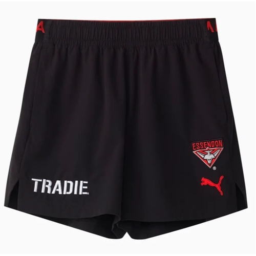 Essendon Bombers AFL 2026 Puma Training Shorts Sizes S-6XL!