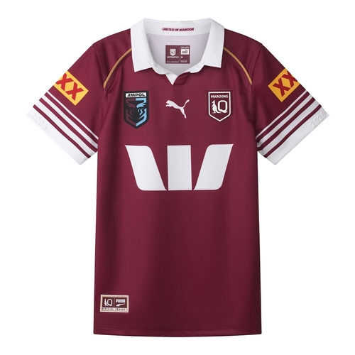 Queensland Maroons 2026 QRL Puma Home Jersey Sizes S-6XL!