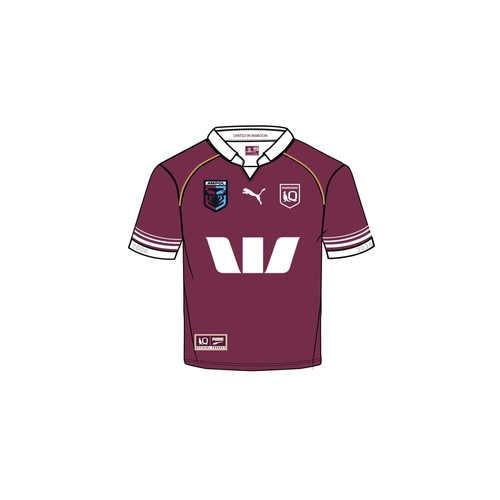 Queensland Maroons 2026 QRL Puma Home Jersey Toddlers Sizes 12M-18M!