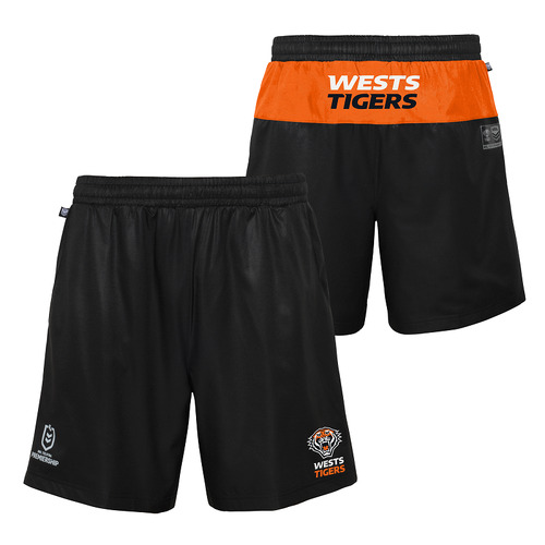 Wests Tigers NRL Outerstuff Performance Training Shorts Size S-2XL! T3