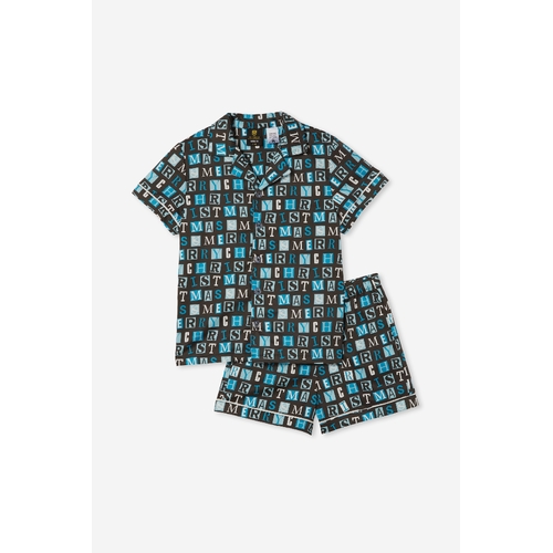 Cronulla Sharks NRL Christmas Family Pyjamas Kids Size 3-12