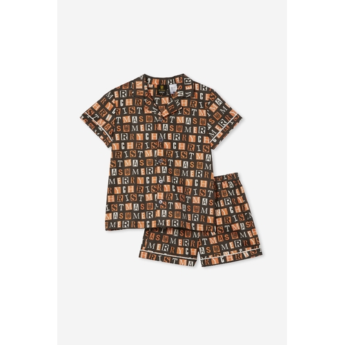 Wests Tigers NRL Christmas Family Pyjamas Kids Size 3-12 