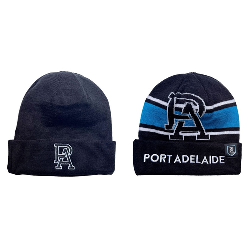 Port Adelaide Power AFL Burley Sekem Transform Beanie BNWT's!