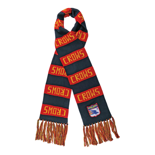Adelaide Crows AFL Limited Edition Heritage Emblem Bar Scarf! BNWT's!
