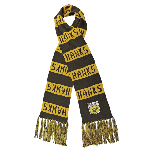 Hawthorn Hawks AFL Limited Edition Heritage Emblem Bar Scarf! BNWT's!