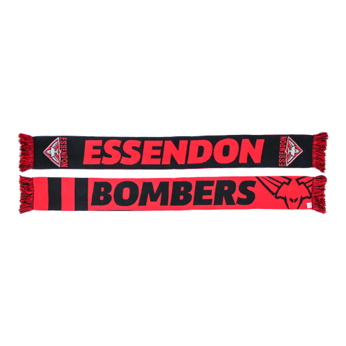 Essendon Bombers AFL Burley Sekem Defender Scarf! BNWT!