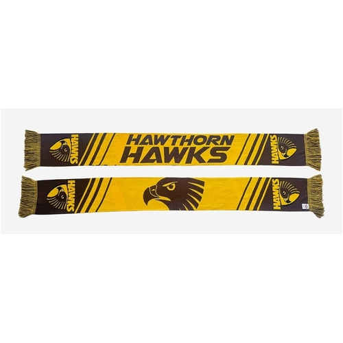 Hawthorn Hawks AFL Burley Sekem Velocity Scarf BNWT's!