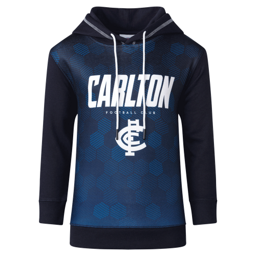 Carlton Blues AFL Kids Sublimated Hoody Hoodie Sizes 6-14! W22