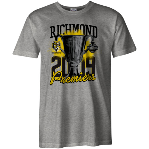 Richmond Tigers 2019 Mens Premiers Trophy Graphic Shirt Sizes SMALL & MEDIUM! P1