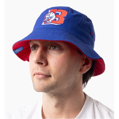 Western Bulldogs AFL Graphic Letter Bucket Hat Cap!