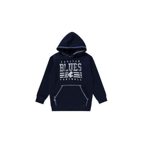 Carlton Blues AFL Youth Sketch Hoody Hoodie Sizes 8-16! T4
