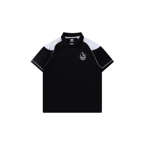 Collingwood Magpies AFL Performance Polo Sizes S-5XL! S4
