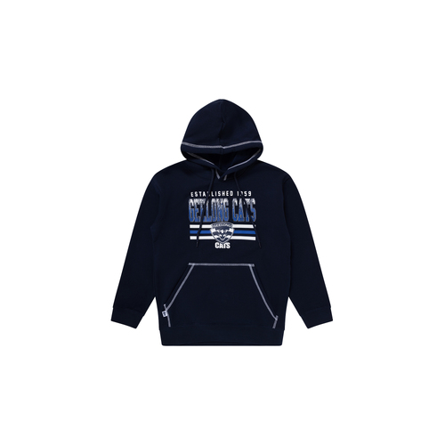 Geelong Cats AFL Youth Sketch Hoody Hoodie Sizes 8-16! T4