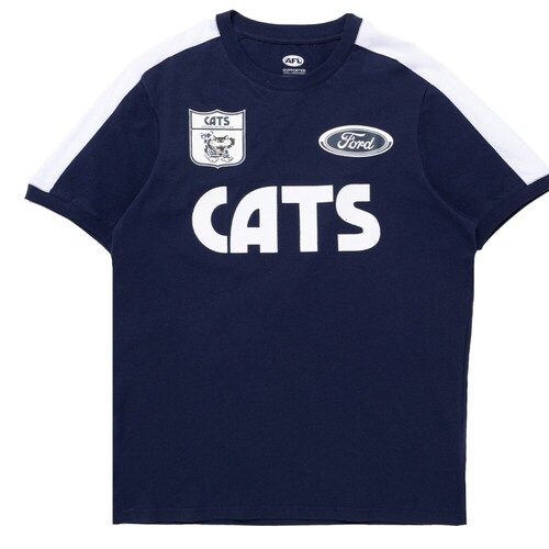 Geelong Cats AFL Throwback Graphic Tee Sizes S-5XL! W3