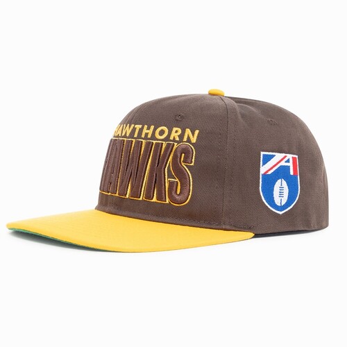 Hawthorn Hawks 2023 AFL Throwback Deadstock Cap!