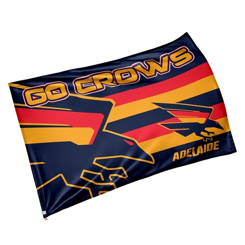 Official AFL Adelaide Crows Game Day Large Flag 60 x 90 cm (NO STICK/FLAG POLE)