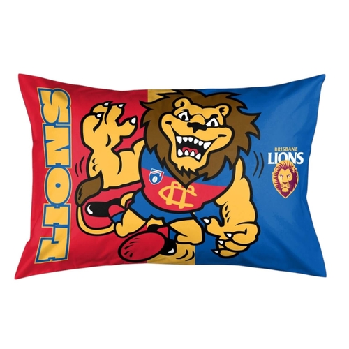 Brisbane Lions AFL Retro Team Pillow case!