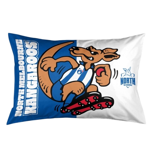 North Melbourne Kangaroos AFL Retro Team Pillow case!