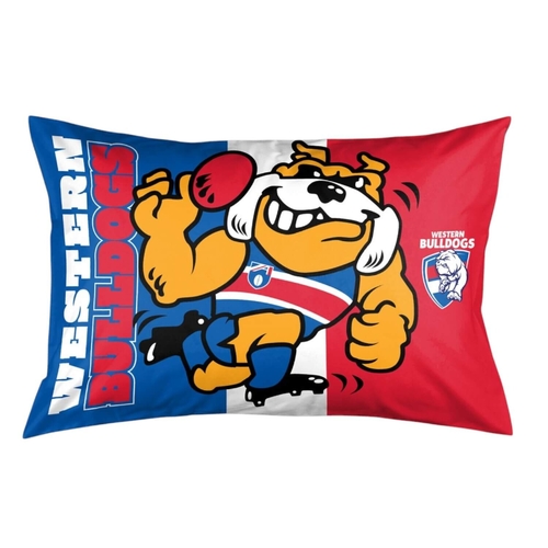Western Bulldogs AFL Retro Team Pillow case!