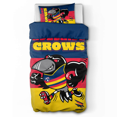 Adelaide Crows AFL Team Single Quilt Cover!