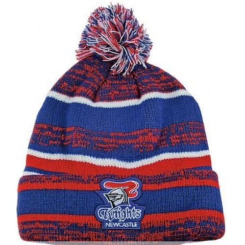 Newcastle Knights NRL Dynamo Knitted Winter Beanie with Pom Pom!
