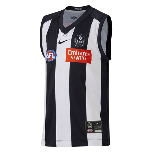 Collingwood Magpies AFL Home Guernsey Kids Sizes XS-XL! T3
